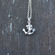 Handmade Sterling Silver Anchor pendant