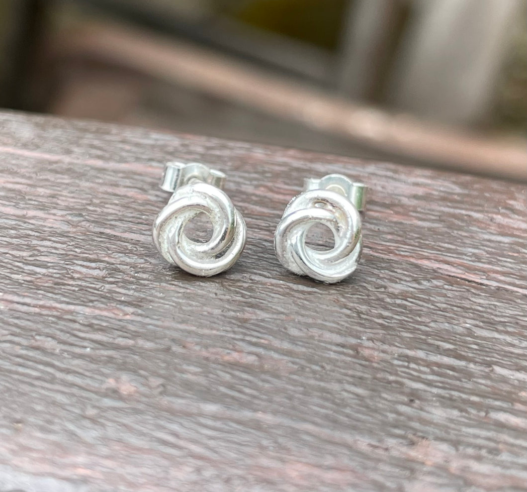 Entwined earrings - small